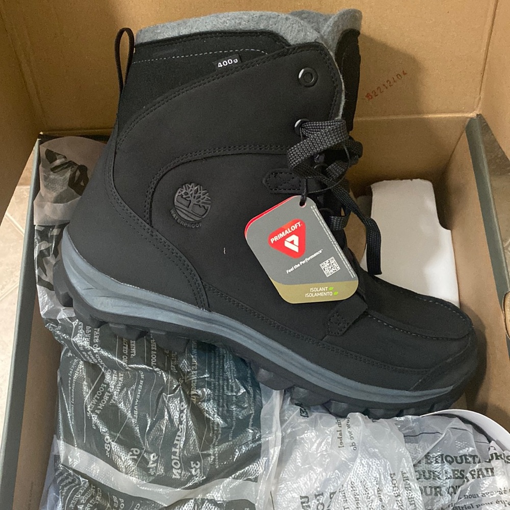 Chillberg waterproof insulated boot black size 12